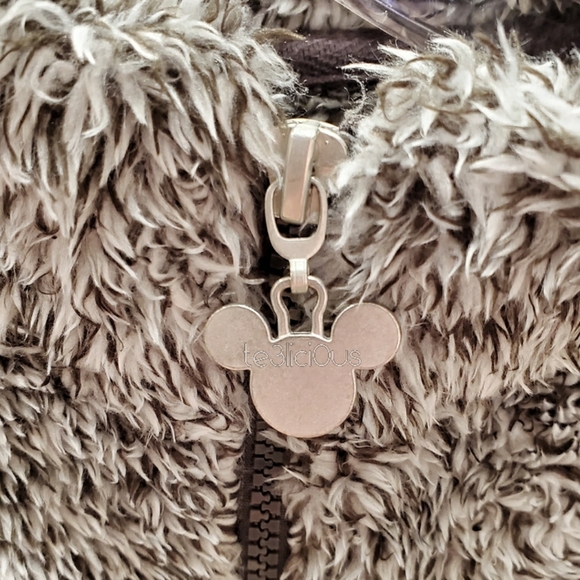 DISNEY PARKS DISNEYLAND PLUSH FLEECE JACKET - Picture 3 of 5